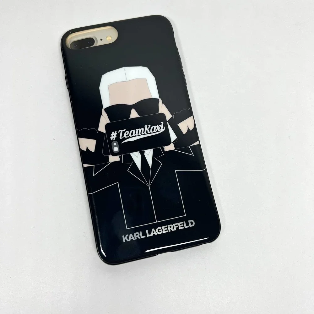 Karl Lagerfeld Mens Luxury Designer iPhone 8 Plus Case The Photographer